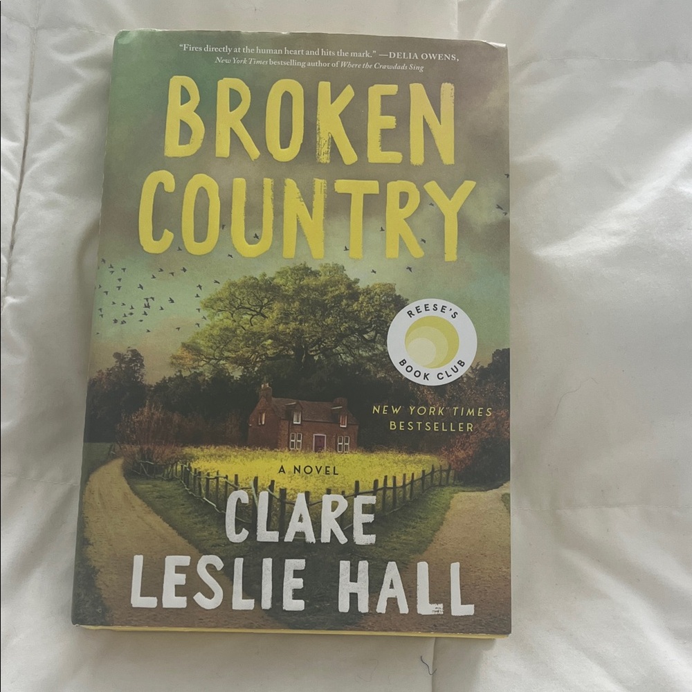 Broken Country by Clare Leslie Hall β Yellow & Green Book Cover